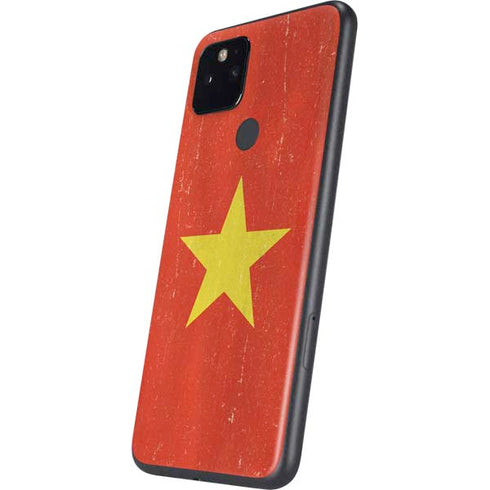 Vietnam Flag Distressed Google Pixel 5 Skin